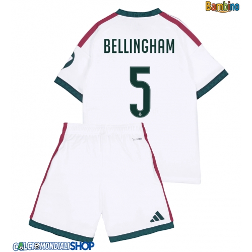 Maglie da calcio Real Madrid Jude Bellingham #5 Prima Maglia Bambino 2026-27 Manica Corta + Pantaloni corti)